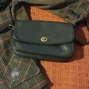 Vintage Coach Saddle Bag
